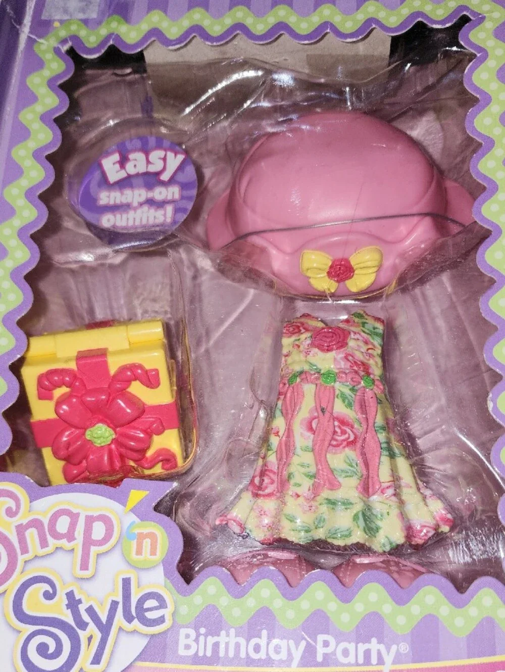 Fisher-Price Snap 'n Style Birthday Party Outfit - Purple & Pink